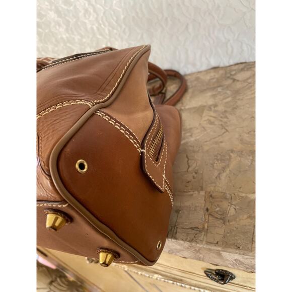 Coach Hampton light brown striped multicolored Carryall 10548 - Picture 9 of 10